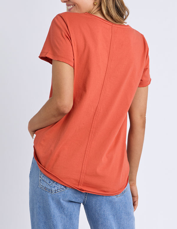 Elm - Pima Vee Tee - Burnt Orange