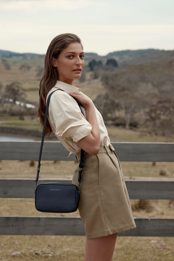 Status Anxiety - Plunder with Dual Straps - Midnight Blue