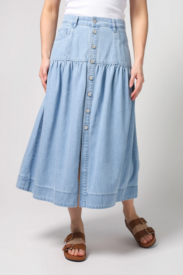 Stella + Gemma - Lou Skirt - Light Denim