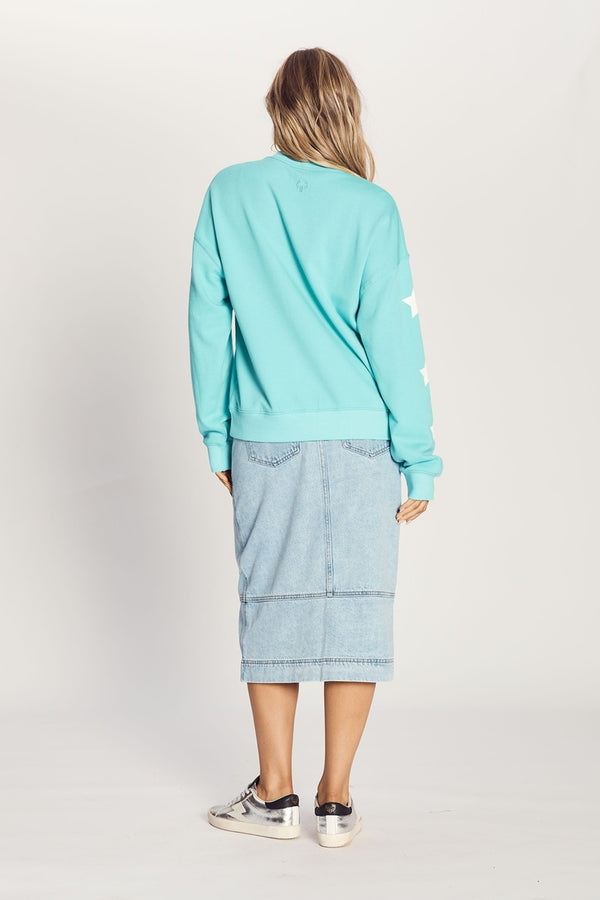 The Others - The Slouch Sweat - Aqua Tiger Star