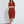 Load image into Gallery viewer, Tirelli - 3/4 Sleeve Diagonal Seam Dress - Rust
