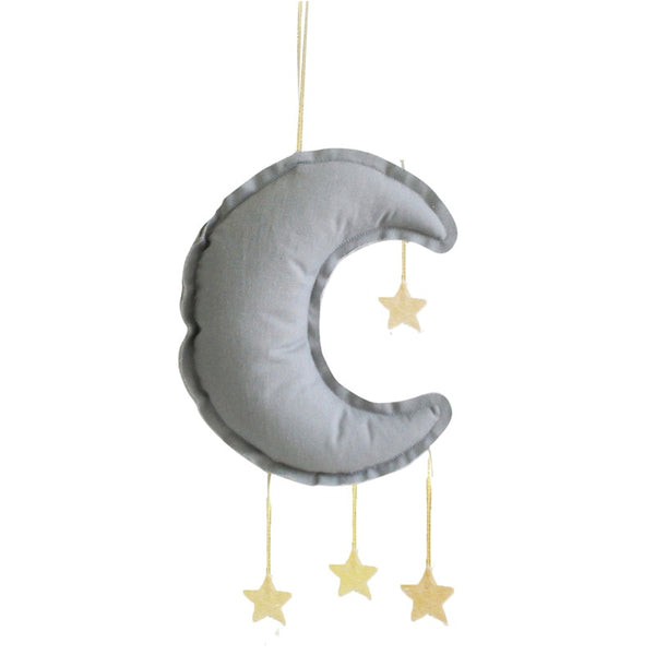 Alimrose - Linen Moon Mobile - Grey