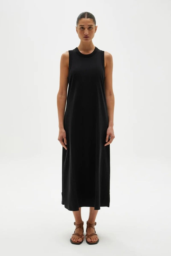 Assembly Label - Juni Organic Tank Dress - Black