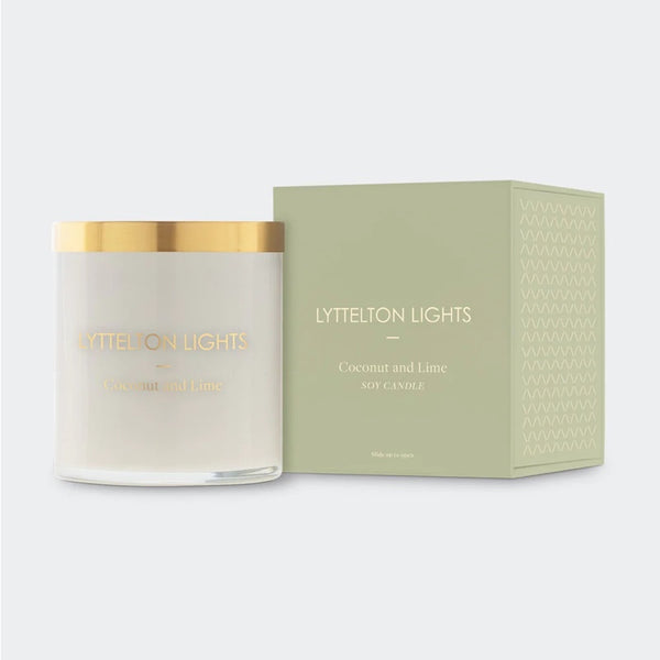 Lyttelton Lights - Large Candle - Coconut & Lime