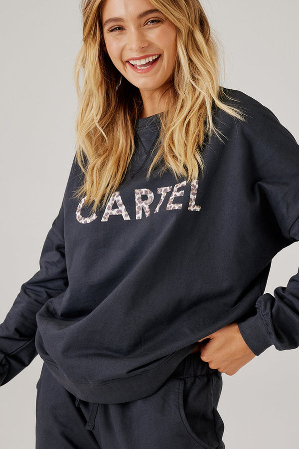 Cartel & Willow - Izzy Sweater - Charcoal