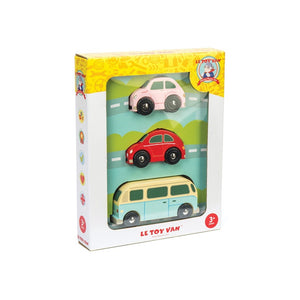 Le Toy Van - Retro Metro Car Set | milk + ginger