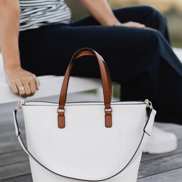 Shop Louenhide Miami Handbag White milk ginger – Milk Ginger