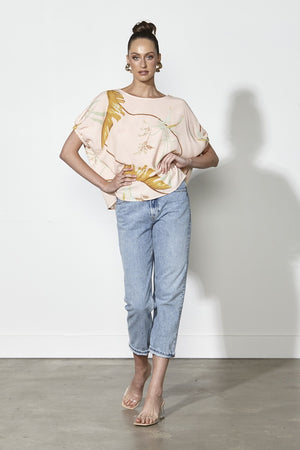 Fate + Becker - Wild is the Wind Top - Golden Palm | milk + ginger