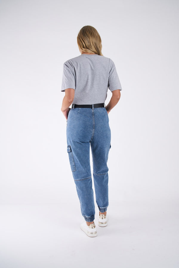 Sass - Wanderer Tee - Grey Marle | milk + ginger