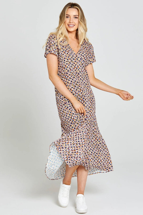 Sass - Isobelle Maxi Dress - Navy Floral Ditsy