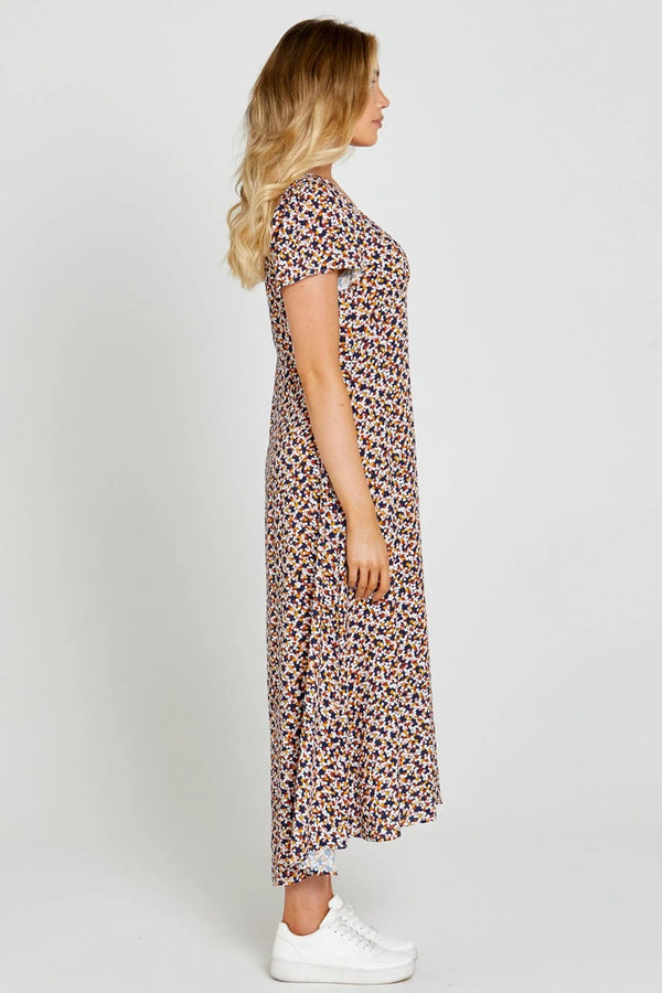 Sass - Isobelle Maxi Dress - Navy Floral Ditsy