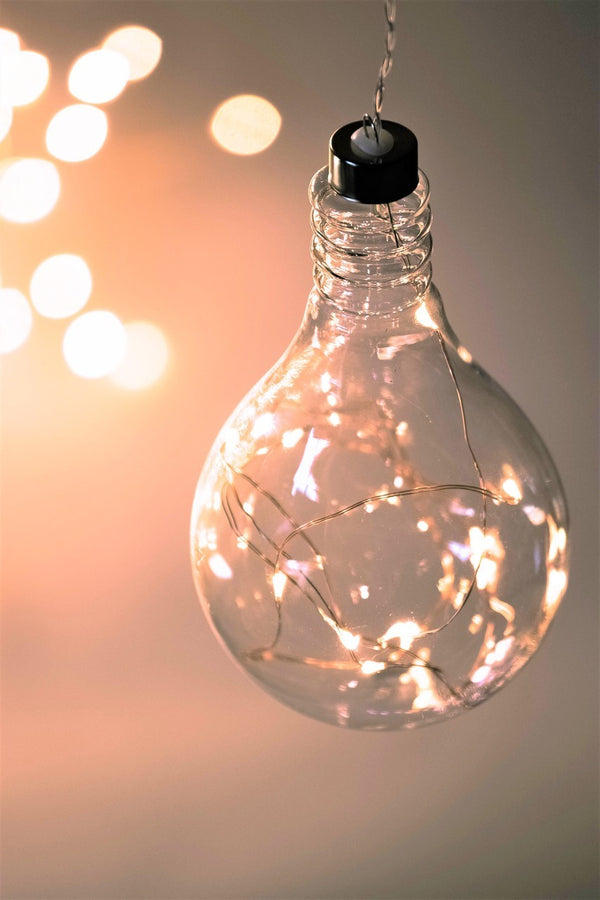 Stellar - Hanging Glass Light Bulb Copper Wire