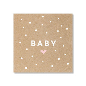 Just Smitten Mini Gift Card - Baby Confetti Pink | milk + ginger