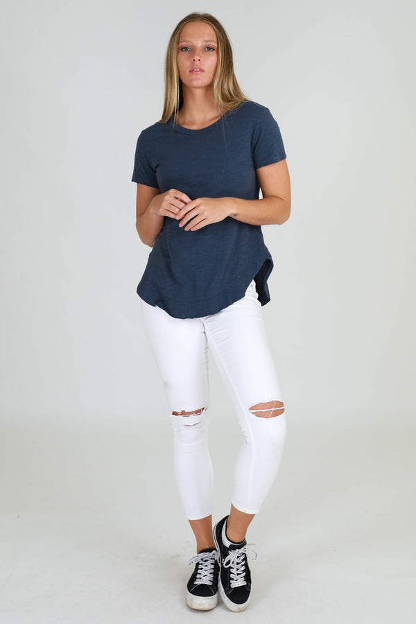 3rd Story - Paddington Tee - Navy | milk + ginger