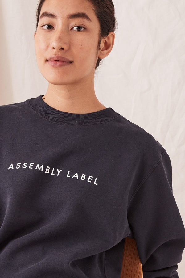 Assembly Label - The Logo Fleece - Navy