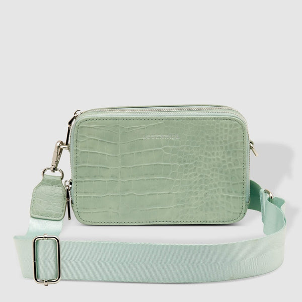 Louenhide - Celeste Crossbody Bag - Mint Croc