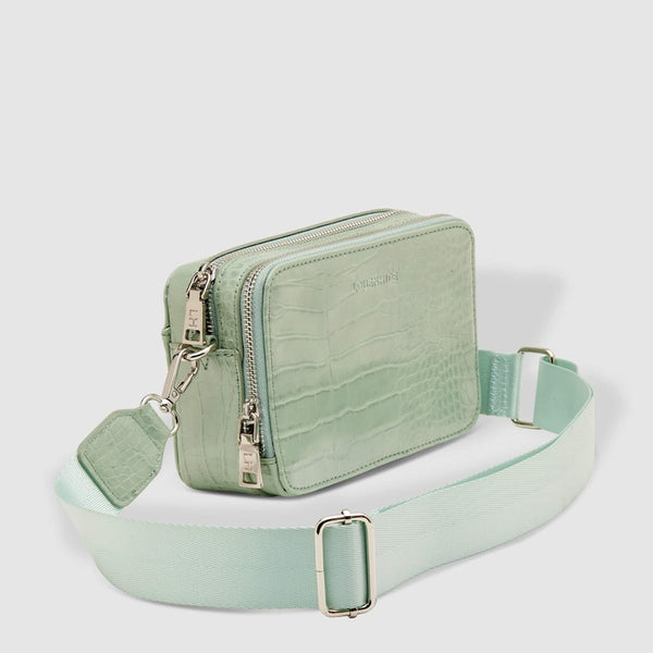 Louenhide - Celeste Crossbody Bag - Mint Croc