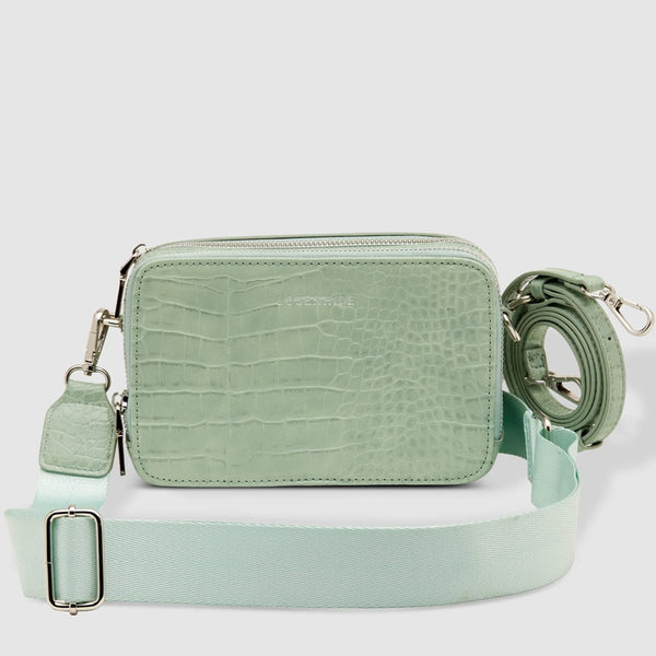 Louenhide - Celeste Crossbody Bag - Mint Croc