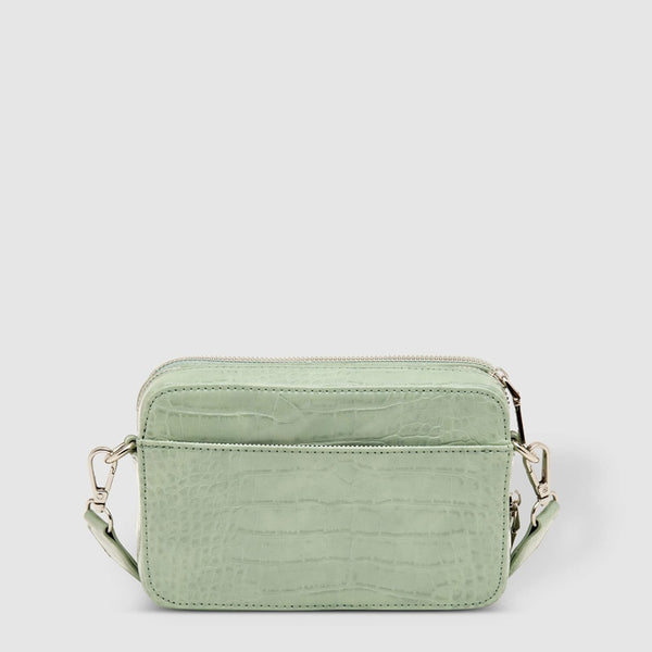 Louenhide - Celeste Crossbody Bag - Mint Croc