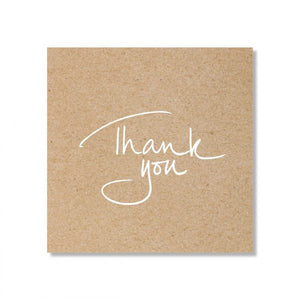 Just Smitten Mini Gift Card - Kraft Thank You | milk + ginger