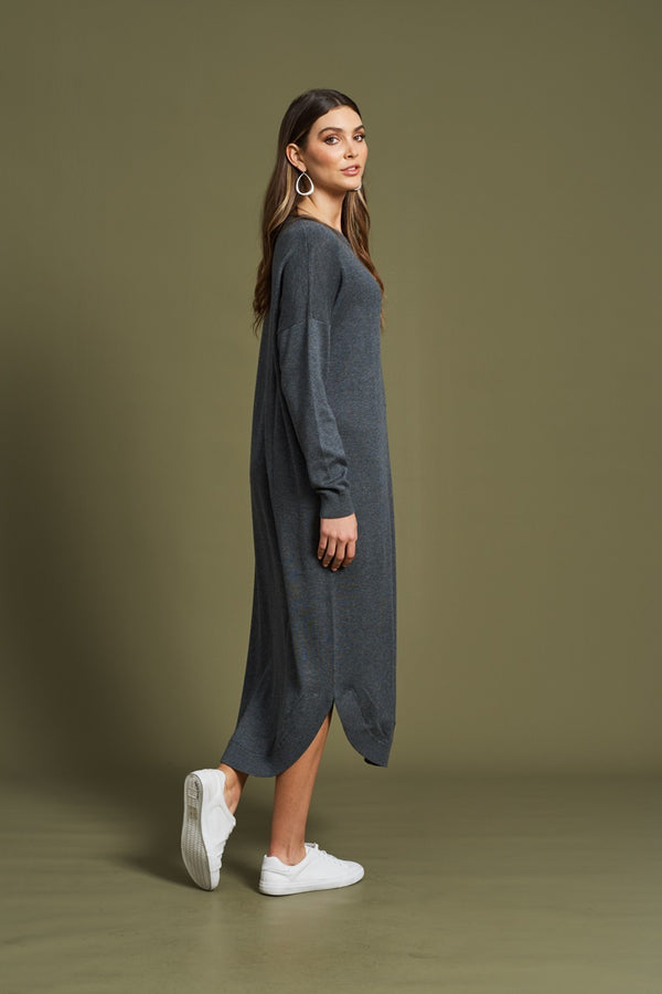 Eb & Ive - Turia Knit Dress - Slate
