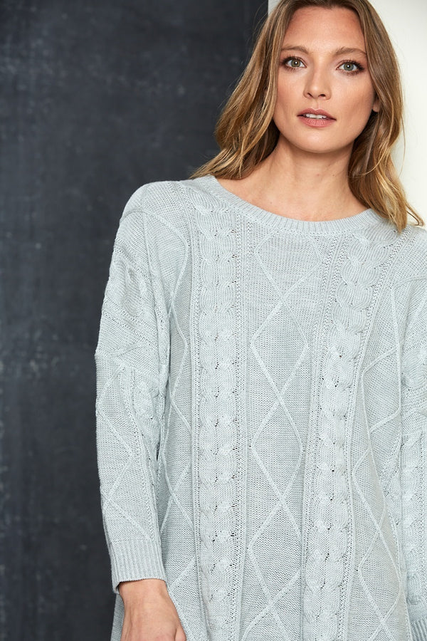 Eb & Ive - Unwind Cable Knit - Marle