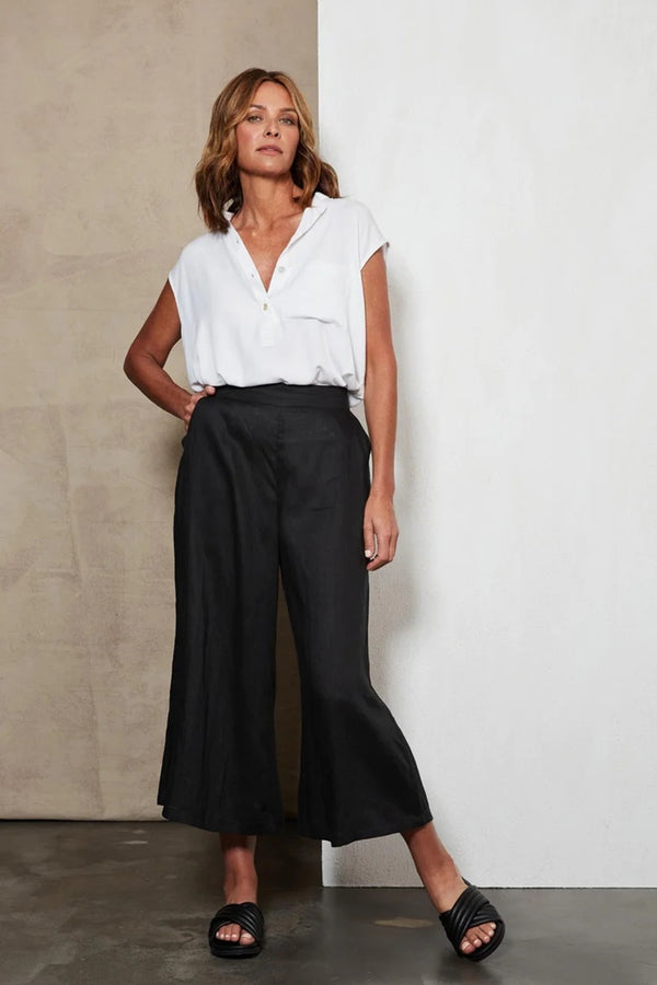 Eb & Ive - Studio Crop Pant - Ebony