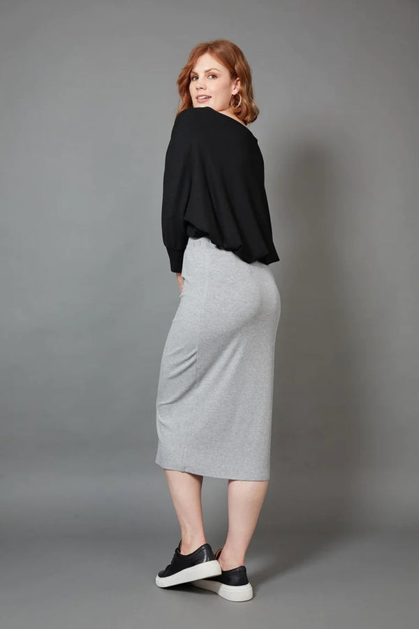 Eb & Ive - Studio Jersey Skirt - Gray