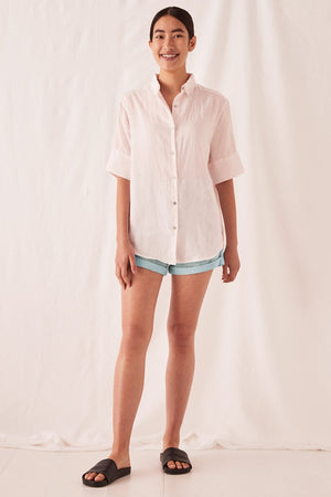 Assembly Label - Short Sleeve Shirt - Pink Dew | milk + ginger