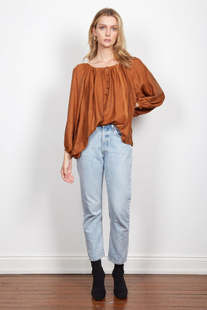 Wish - Advocate Blouse - Nutmeg | milk + ginger