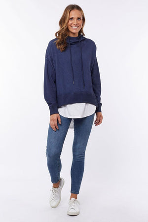 Foxwood - Jasmine Hoodie - Navy | milk + ginger