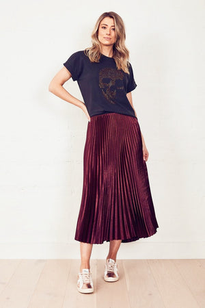 The Others - Skull Diamante Tee - Vintage Black | milk + ginger