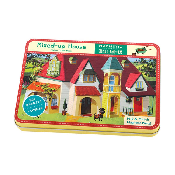Mudpuppy - Houses Magnetic Building Set