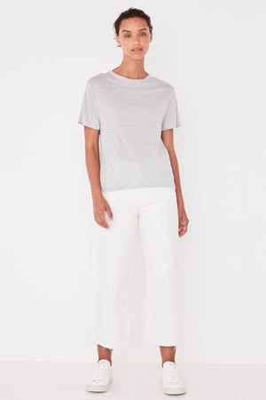 Assembly Label - Linen Tee - Seafoam | milk + ginger