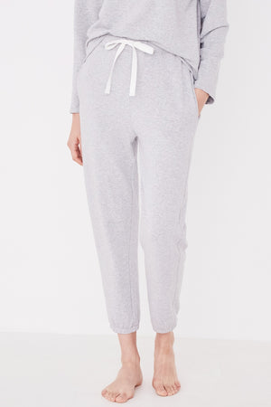 Assembly Label - Kin Fleece Trackpant - Grey Marle | milk + ginger