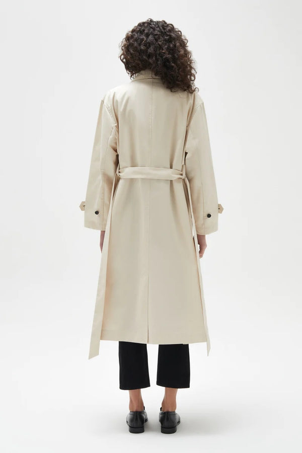 Assembly Label - Maison Trench Coat - Stone
