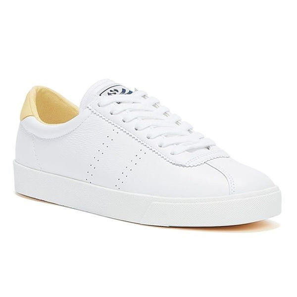 Shop Superga 2843 Club S Comfort Leather White/Beige milk