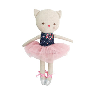 Alimrose - Odette Kitty Ballerina 25cm - Midnight Floral | milk + ginger