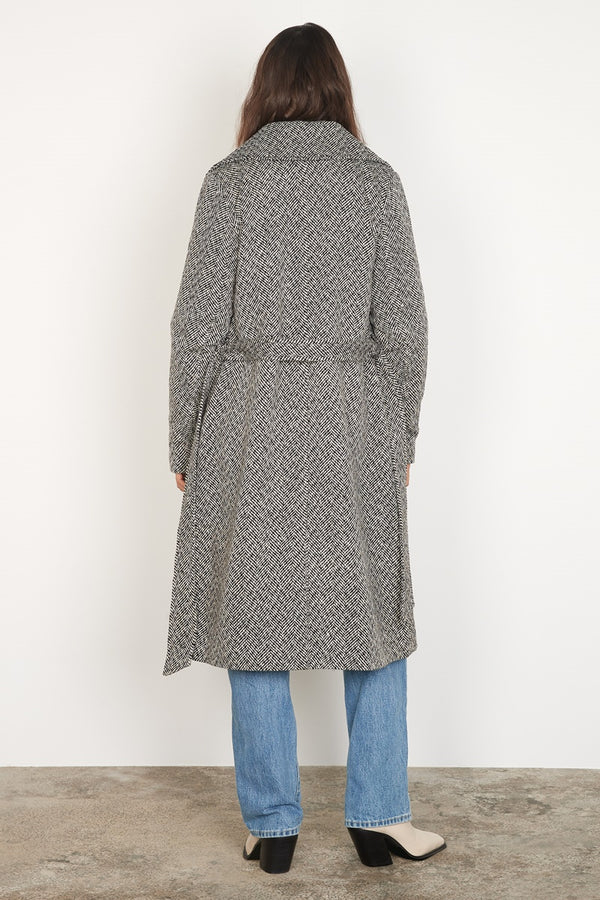 Esmaee - Modrian Coat -Herringbone