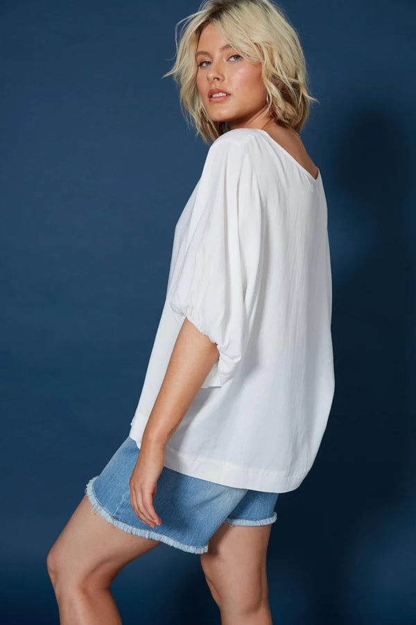 Isle Of Mine - Candi Dasa Relaxed Top - Imperial