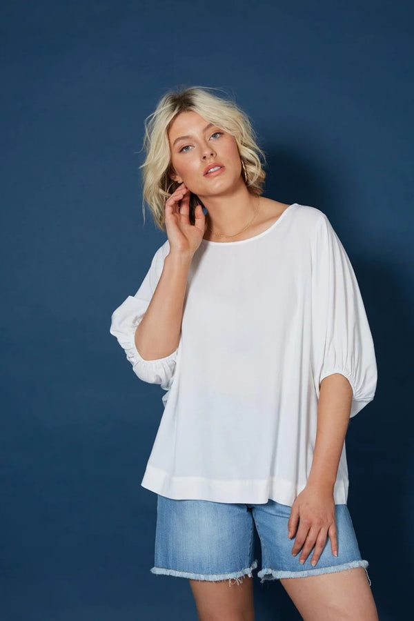 Isle Of Mine - Candi Dasa Relaxed Top - Imperial