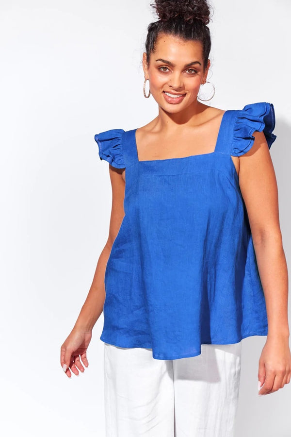 Isle Of Mine - Nusa Frill Top - Cobalt