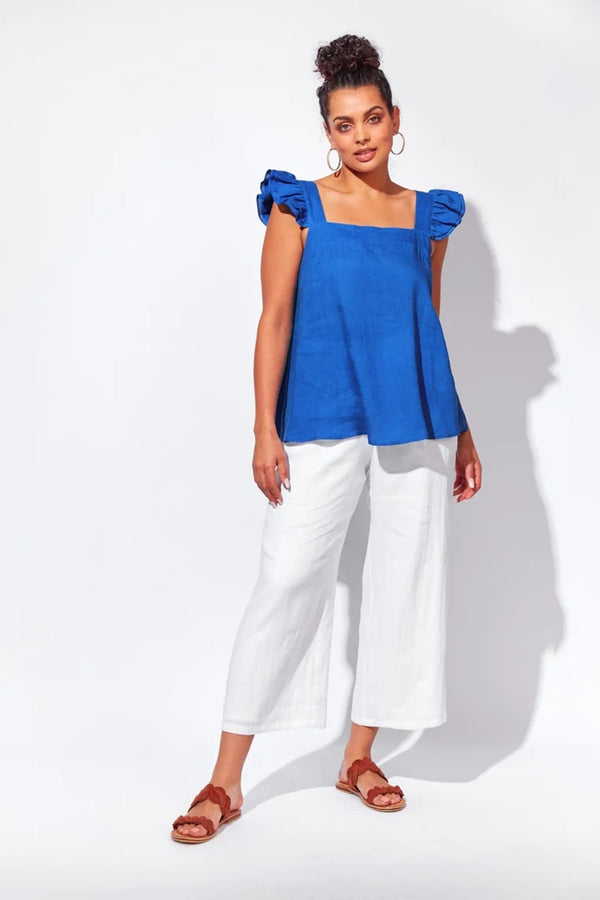 Isle Of Mine - Nusa Frill Top - Cobalt