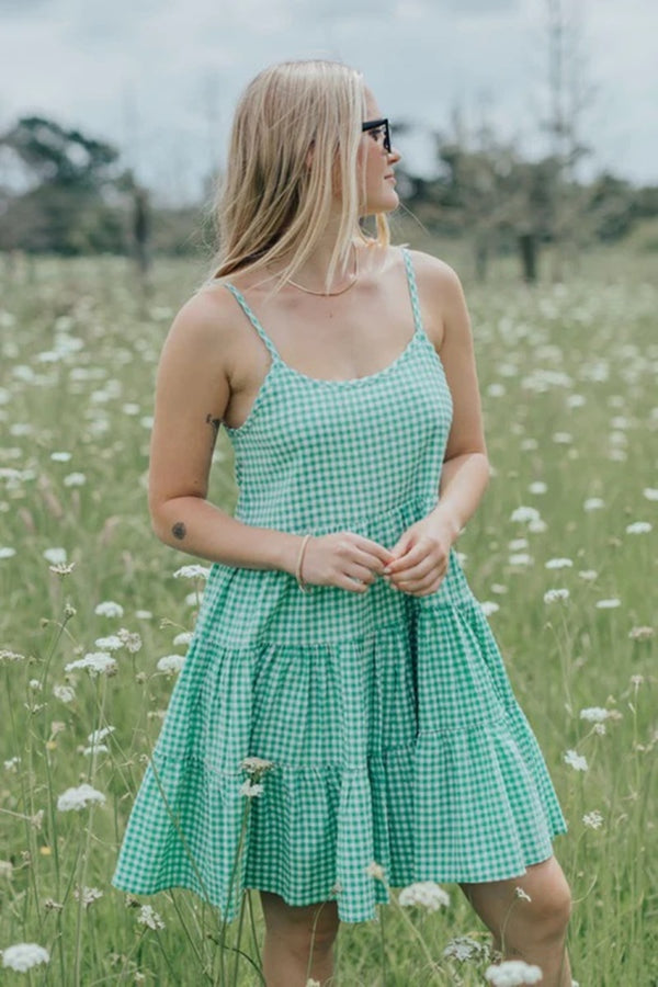 Ivy + Jack - Garden Dress - Green Gingham