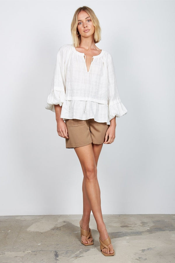 Wish - Fairlight Blouse - White | milk + ginger