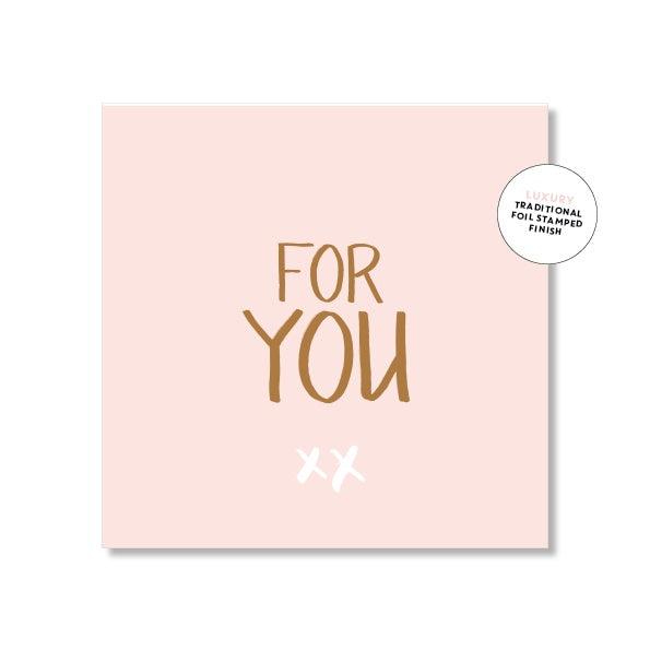Just Smitten Mini Gift Card - For You Blush....