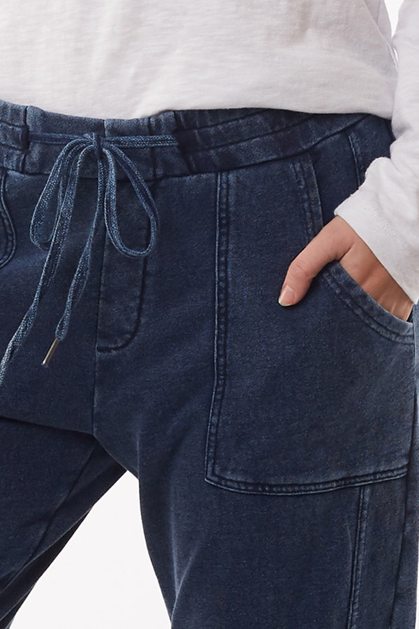 Foxwood - Annie Pant - Washed Denim | milk + ginger