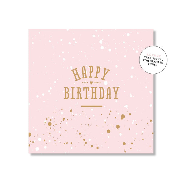 Just Smitten Mini Gift Card - Pretty Pink Birthday