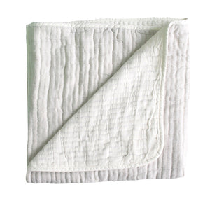 Alimrose - Muslin Comfort Blanket - Grey | milk + ginger