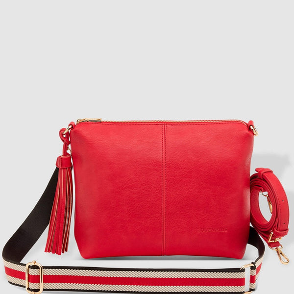 Louenhide - Kasey Crossbody - Raspberry Stripe